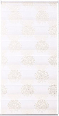 Ролета міні день-ніч Delfa СРШ-01МК-44805 57x160 см кремово-золотиста