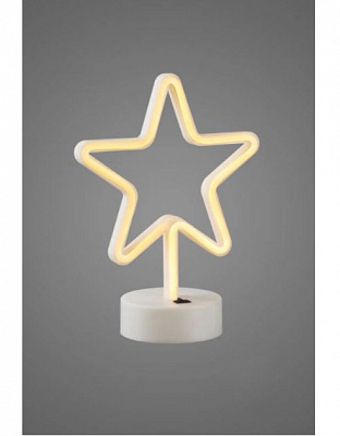 Настольная лампа Luna Neo Звезда 1x1,7 Вт без цоколя желтый