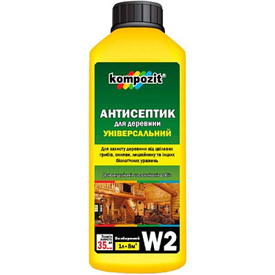 Антисептик Kompozit W2 не создает пленку 5 л