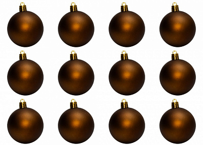 Набор елочных шаров 892036 d 60 мм 12 шт./уп.