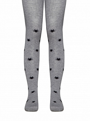 Колготки унисекс Conte-Kids TIP-TOP 567р.116-122 серый 