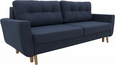 Диван прямой Кедр Марокко синий 2350x980x810 мм