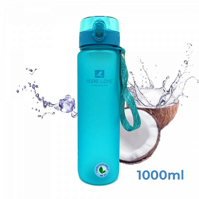 Пляшка спортивна 1000 мл Casno блакитний MX-5041_Blue