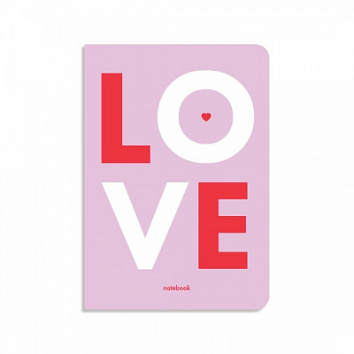 Блокнот Love фиолетовый Orner