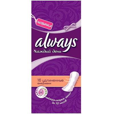 Прокладки ежедневные Always Everyday large 16 шт.