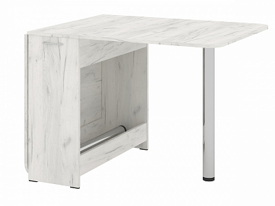 Стол-книжка Пехотин 360х820х750 дуб крафт белый/дуб крафт белый