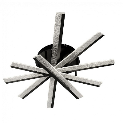 Люстра стельова LIGHT SET GRIM LED R 5 54 Вт чорний