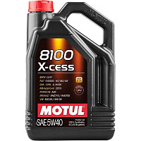 Моторное масло Motul 8100 X-cess SAE 5W-40 5 л