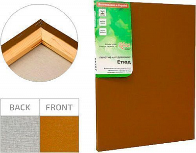 Подрамник умбра натуральная GPA2843040 A3 30x40 см 220 г/м² акрил , ROSA Gallery