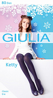 Колготки для девочек Giulia 80 KETTY р.140-146 черный 