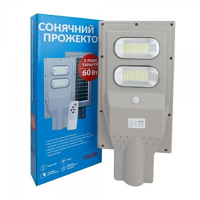 AllTop Светильник консольный LED AllTop солнечный 60W 0845B60-01 60 Вт серый 