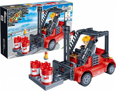 Конструктор BanBao Погрузчик Перевозки 8778