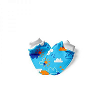 Царапки ТМ Софія Blue Clouds р. 9 голубой с принтом 