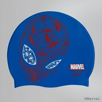 Шапочка для плавання Speedo SLOGAN_PRT_CAP_JU 8-08386C842 one size синій
