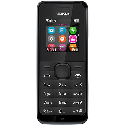 Телефон мобильный Nokia 105 black
