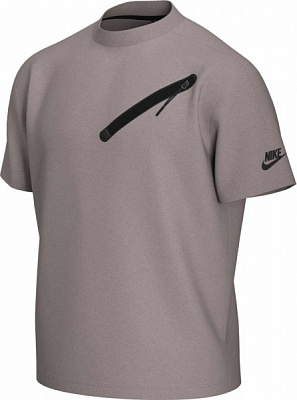 Футболка Nike M NSW PE SS KNIT TOP DA0797-229 р.XL коричневий