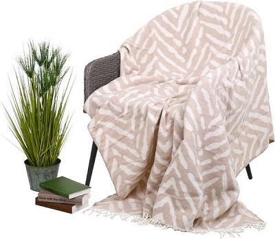 Плед Scotch beige 150x200 см бежевый Sesli Tekstil 