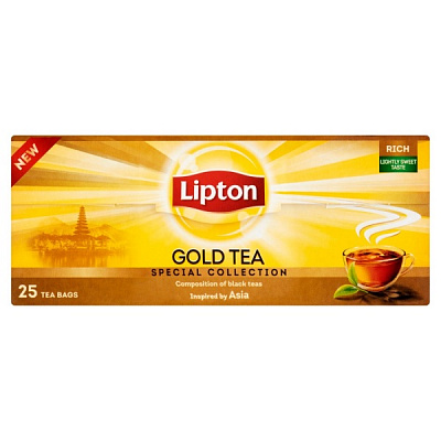 Чай черный Lipton Gold 25 шт. 61 г 