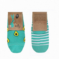 Комплект носков унисекс Molli Авокадо р. 12–14 зеленый 