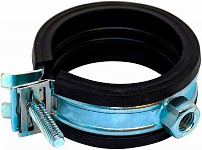 Хомут з гумовою вкладкою Flash М8 32-35 мм