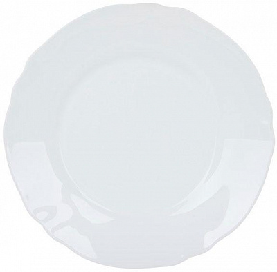 Тарелка обеденная Louis XV 24 см белая Luminarc