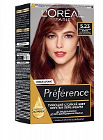 Крем-краска для волос L'Oreal Paris Preference 5.23 Темно-розовое золото 174 мл