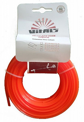 Леска косильная Vitals Звезда 2 мм 15 м