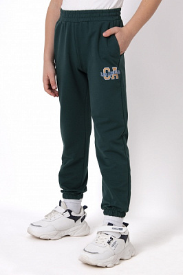 Брюки спортивні Mevis 01 р.140 темно-зелений