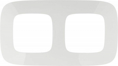 Рамка двомісна Legrand Allure універсальна білий 754302