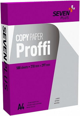 Папір офісний A4 75 г/м Seven Plus Proffi білий