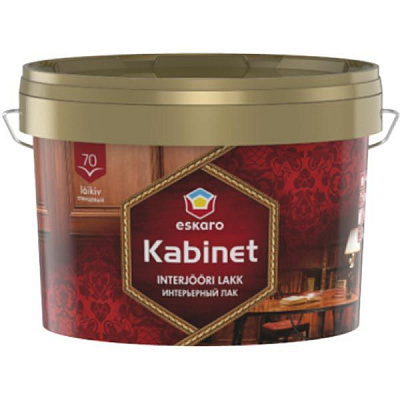 Лак Eskaro Kabinet 70 глянцевый 2.4 л