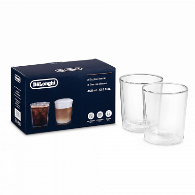 Набір склянок Delonghi DLSC318 2GLASS 400 мл 2 шт.