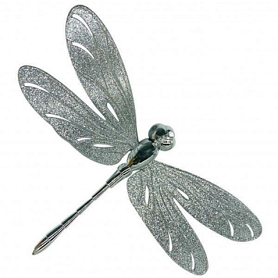 Украшение новогоднее MISLT Стрекоза малая 14x8,5 см J0007-4 