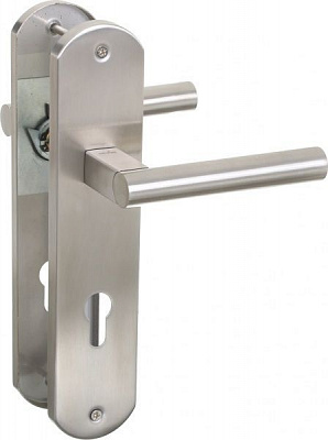 Ручка на планке MVM S-1480-85 SS PZ матовый хром