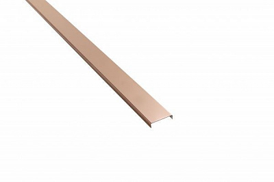 Плитка Cerossa Ceramica Лістелло матове рожеве золото 2x244x0,7