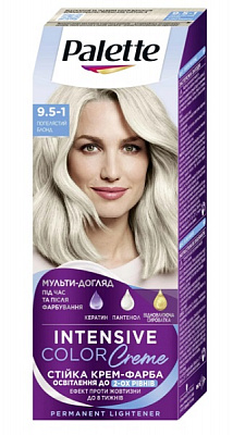 Краска для волос Palette Intensive Color Creme (Интенсивный цвет) 9,5-1 (C9) пепельный блондин 110 мл