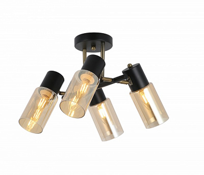 Люстра потолочная Blitz 4x40 Вт E14 черный 8220-44 