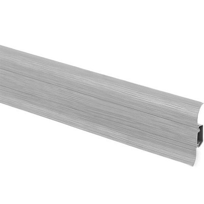 Плінтус Cezar Easy Dardan М-201 срібло 20x60x2500 мм