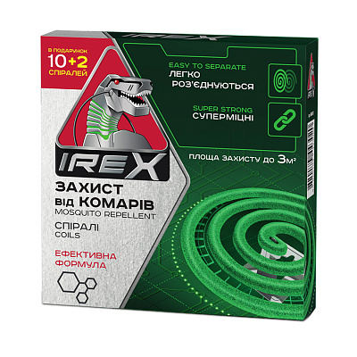 Спіраль IREX від комарів 10+2 шт.