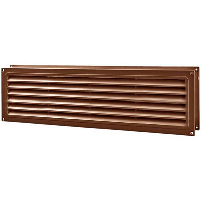 Решетка Вентс МВ 450/2 пластик коричневый 