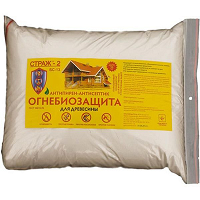 Огнебиозащита Страж-2 БС-13 сухая смесь пакет 3 кг