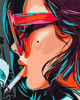 Картина по номерам Дерзкая девушка 10291-AC 40х50 см ArtCraft 