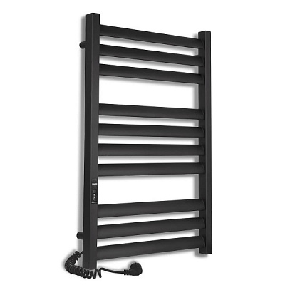 Полотенцесушитель электрический Rhein Reya S10 500 х 800 E L PE/MAT RAL9005 200W