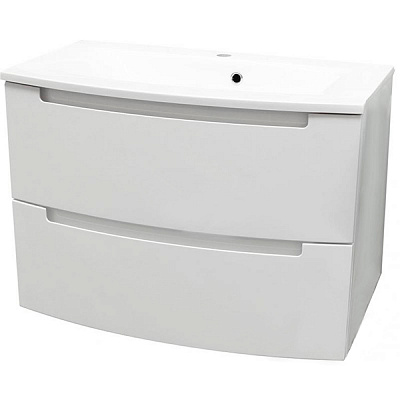 Тумба подвесная Aqua Rodos HeadWay 100 белая под умывальник из искусственного камня 100