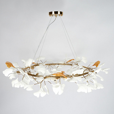 Люстра подвесная Berger 8x40 Вт G9 золото 7028-PL-8 Gold