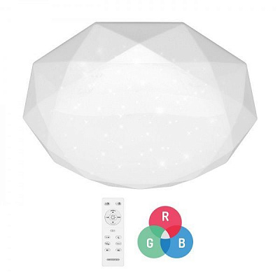 Светильник светодиодный Светкомплект MF-L 50 TX IR RC с пультом ДУ 50 Вт белый 2800-6000+RGB К