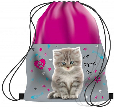 Сумка для обуви 46x32 см Котик