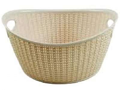 Кошик Ucsan Plastik KNIT овальна 18,78 л кремовий