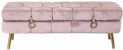 Скриня-пуф Royal Р пудрова 120х40х40 см