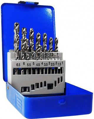 Набор сверл по металлу S&R Meister HSS 1,0-10,0 мм 19 шт. 108809190